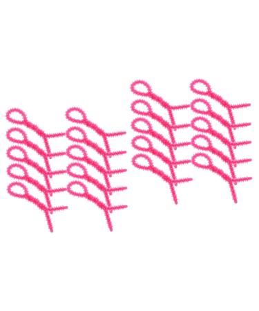 Beavorty 20 Pcs Perm Tools Perm Rod for Short Hair Curling Perm Rod Hair Rollers for Long Hair Perm Rods for Women Perm Rods for Curling Perm Rod Roller Spiral Perm Kit for Women 15.00X0.60X0.60CMx2pcs Rosyx2pcs