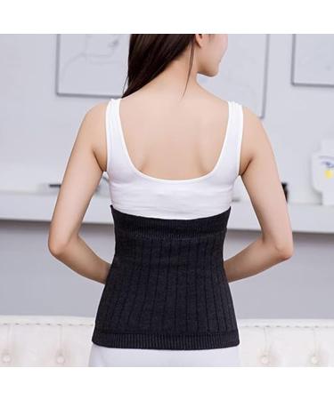 1 Piece Knitted Back Warmer Elastic Thermal Waist Band Soft Abdominal Heating Band Warm Support for - Buy Online on GoSupps.com