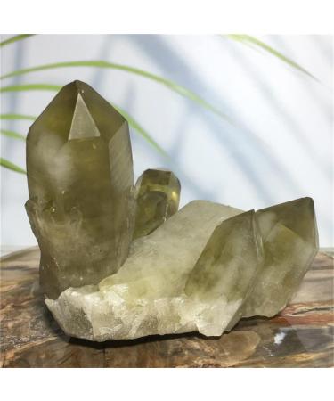 Citrine Natural Citrine Natural Crystal Cluster Quartz Specimen Feng Shui Raw Yellow Gem Room Decoration Fashion Collection - Buy Online on GoSupps.com