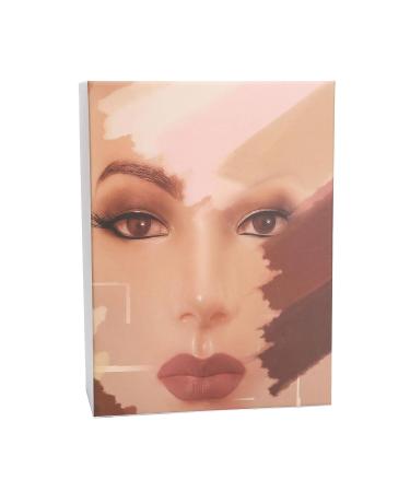 5D Makeup Practice Face Set - Silicone Detachable Eyes Reusable & Easy to Clean for Artists - Improve Skills (Pink Skin - Buy Online on GoSupps.com