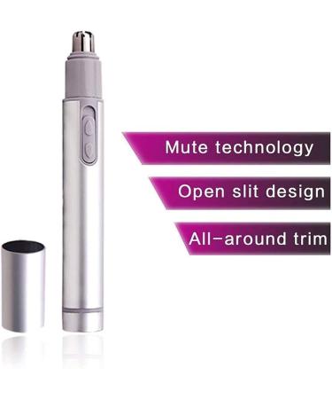 Mini Battery-Powered Nose & Ear Hair Trimmer - Stainless Steel Blades for Precision Grooming | Global Shipping Available - Buy Online on GoSupps.com
