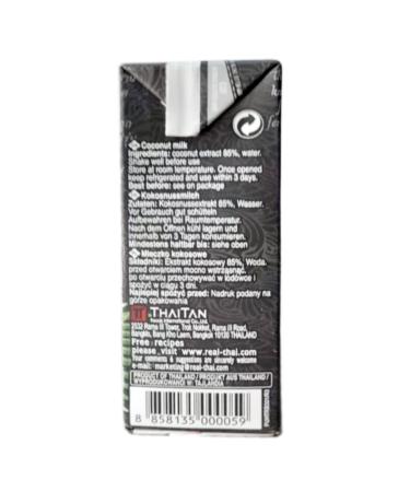 Buy Real Thai Coconut Milk Tetra Pak (250ml x 2) - Authentic Flavor for Cooking & Baking - International Shipping Available - Buy Online on GoSupps.com