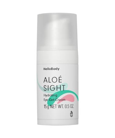 Hellobody Alo Sight invigorating eye gel (15 ml) - moisturizing eye care for normal to dry skin - with aloe vera cucumber extract and hyaluron - Buy Online on GoSupps.com
