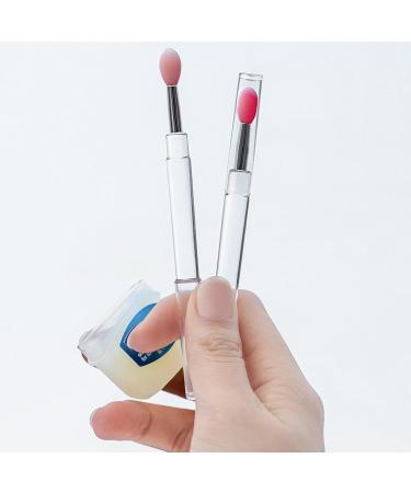 Dyeulget Silicone Lip Brush with Lid - Reusable Lip Balm Applicator Portable Silicone Lip Brush Lip Gloss Balm Applicator Eyeshadow Lip Scrub Brush Applicator Lip Applicators - Buy Online on GoSupps.com