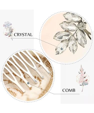 Earent Bride Wedding Hair Comb - Crystal Rhinestone Hair Piece for Women and Girls - Buy Online on GoSupps.com