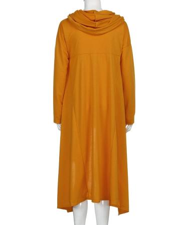 Women's Plus Size Irregular Zip Hoodie Sweatshirt - White/Yellow - 5XL - Buy Online on GoSupps.com