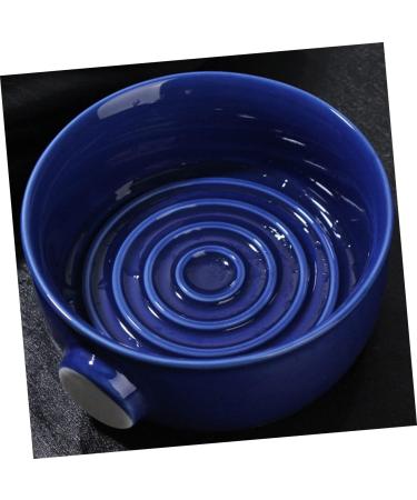 FRCOLOR Antique Shaving Bowl Set - 3 Ceramic Containers for Shaving Soap & Brushes | Vintage Design | 11.5x11.5cm | Optimal for Shaving Enthusiasts | International Shipping - Buy Online on GoSupps.com