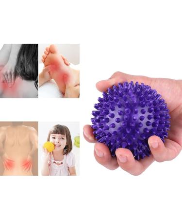 Evscan Soft Spike Yoga Massage Ball - Plastic Roller & Finger Relaxer - Foot Massage Tool for Fitness Training - Violet S - Buy Online on GoSupps.com