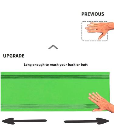 EZCASA Large Exfoliating Bath Washcloth Gloves - Set of 3: Korean Beauty Towel for Shower, Spa, Massage and Body Scrub - Dead Skin Cell Remover - Buy Online on GoSupps.com