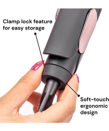 Professional Hair Straightener - 260 F Ceramic Temp Control & Power Generation - All Hair Types - Black & White - Buy Online on GoSupps.com