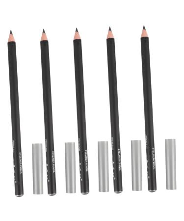 VICASKY 12 pi ces Crayons Eye-liner Noirs Maquillage R sistant Transpiration Pinceau Cosm tique Pratique Outils Beaut pour Sourcils et Yeux