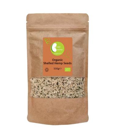 Busy Beans Organic Organic Shelled Hemp Seeds - Certified Organic (500g)