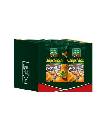 funny-frisch Chipsfrisch Currywurst Style pack of 10 (10 x 150 g)