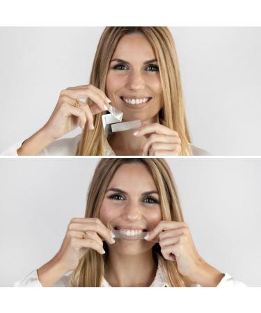 Dr. Inuk White Sensitive Teeth Bleaching Strips - 14 Peroxide-Free Stripes for 7 Sessions Reduce 6 Tones in 4 Weeks Includes Color Guide - Professional Whitening for Sensitive Teeth - Buy Online on GoSupps.com