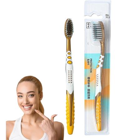 Gohemsun Soft Hand Toothbrush | Portable Dental Floss Brush for Clean Teeth - Ideal for Travel Men & Women - Buy Online on GoSupps.com