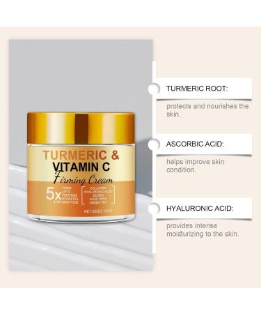  Generisch Turmeric Face Cream with Vitamin C Powerful 10% Vitamin C Face Cream for Dark Spots Anti-Aging Skin Firming Vitamin C Cream for - Buy Online on GoSupps.com