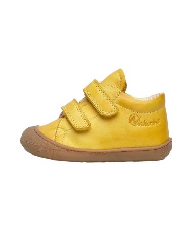 Naturino Cocoon VL-Leather First-Steps Shoes 1 UK Yellow - Buy Online on GoSupps.com