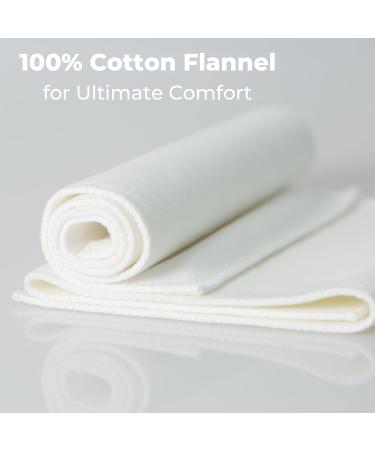 Curecare 2PC Cotton Flannel Castor Oil Pack - Reusable Absorbent Wrap for Soothing Heat Therapy for Liver Stomach & Joints - Buy Online on GoSupps.com