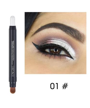 VolksRose 6Pcs Shimmer Eyeshadow Stick Set with Soft Brush - Waterproof & Long Lasting Eye Makeup Set for Brightening & Sparkling Eyes - Buy Online on GoSupps.com