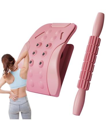 Lumbar straps for the lower back lumbar support for the neck 3-stage adjustable lumbar spine spinal column board with massage stick backlight pillow A: improved combination powder