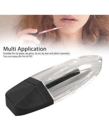 Yosoo Leaf Shape Empty Lip Gloss Tube - 7ml Refillable Clear Bottle for DIY Lip Cosmetics | Leakage Proof Design - Buy Online on GoSupps.com