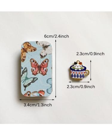 DPXWCCH Magnetic Sewing Needle Case - Butterfly and Cute Cat Needle Minder for Cross Stitch Embroidery - Buy Online on GoSupps.com