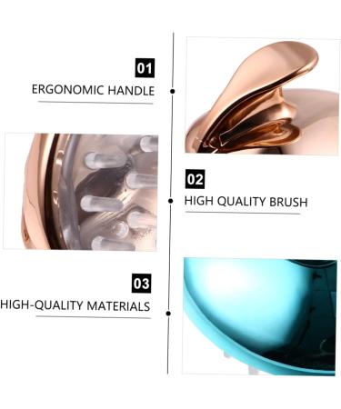 Foytoki 2-Piece Shampoo Massage Brush Set | Hair Scaling & Peeling Scalp Massager for Ultimate Bathroom Relaxation - Buy Online on GoSupps.com