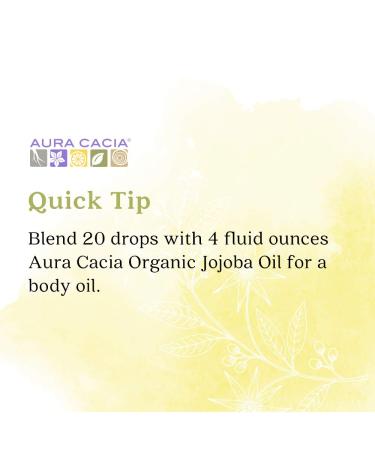 Certified Organic Aura Cacia Ylang Ylang III Essential Oil 7.4ml - GC/MS Tested for Purity - Buy Online on GoSupps.com