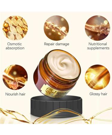 Pure Keratin Repair Hair Mask 5 Seconds Miracle Hair Treatment Repairs Damaged Hair Keratin Hair Mask with Argan and Coconut Oil - Buy Online on GoSupps.com