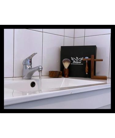 Grooming Shaving Set for Men | Double-Sided Safety Razor Wood Handle & Bowl | Premium Gift for Gentlemen - Buy Online on GoSupps.com