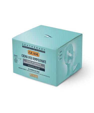 Guam SEATALITY REASIONATIONATIONS Face Cream Antiage cream with hyaluronic acid and guam algae tighter newly defined and smoother skin made in Italy 50 ml pack fresh.50 ml (1 Pack)