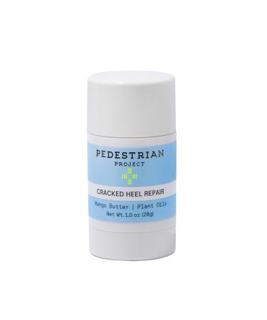 Pedestrian Project Cracked Heel Repair - Smooths and Fills Severe Cracks and Rough Skin with Healing Shea and Mango Butters - Vegan, Cruelty Free, 1 oz