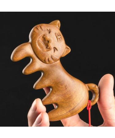 Buy Tiger Sandalwood Gua Sha Comb - 5-Finger Wide Tooth Massage Tool for Scalp & Body - Natural Acupressure Gift for Men & Women - International Shipping Available - Buy Online on GoSupps.com