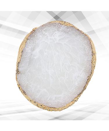 FUNOMOCYA Unique Resin Manicure Palette Agate Edge Nails Plate Art Tools White Kit 95*83cm white - Buy Online on GoSupps.com