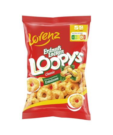 Lorenz Snack World Peanut Curls Loopys - Pack of 12 (12 x 130g) | International Shipping Available - Buy Online on GoSupps.com