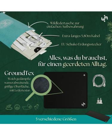 Buy Wim Spa Universal Grounding Mat - EU Plug - Enhance Well-Being & Sleep (25x65cm) - International Shipping Available - Buy Online on GoSupps.com