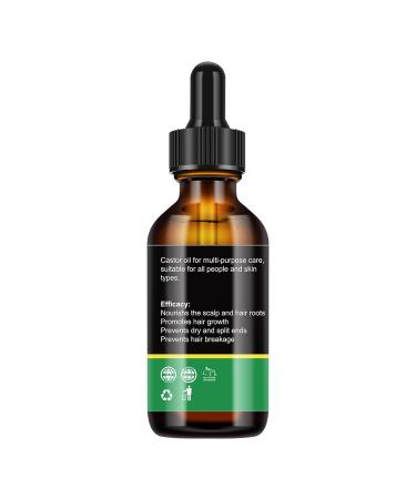 Organic Jamaican Black Castor Oil Hair Growth Oil - 100% Pure Cold Pressed Serum for Hair Face Eyelashes & Nails - Buy Online on GoSupps.com