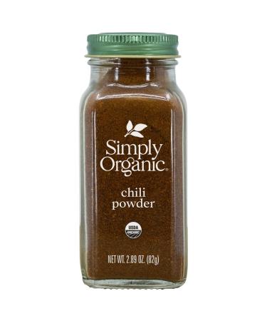 Simply Organic Chili Powder, Certified Organic | 2.89 oz | Pack of 3 - Buy Online on GoSupps.com