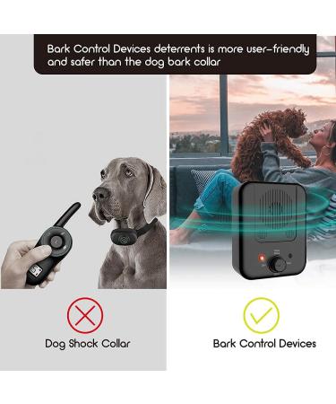 Anti-Bark Device for Dogs - 3 Modes 33ft Rechargeable Ultrasound Training - Effective Bark Stopper for Small & Large Dogs - Buy Online on GoSupps.com