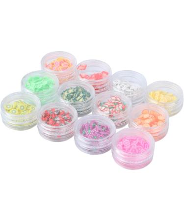 DOITOOL 2 Sets Clay Fruit Slice 3d Nail Art Sequins Nativity Ornaments Christmas Manicure Stickers Craft Nail Art Slice Nail Art Fruit Slices Decor Clayslice Nail Art - Buy Online on GoSupps.com