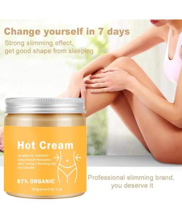Yabauuop Fat Burning Cream Natural Sweat Cream Firming Tightening 100g Slimming Gel for Stomach Waist Workout Arm Sweating Body Women and Men - Buy Online on GoSupps.com