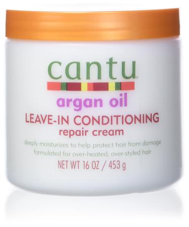 Cantu Argan Oil Leave-In Conditioning Repair Cream 16 oz (453 g)