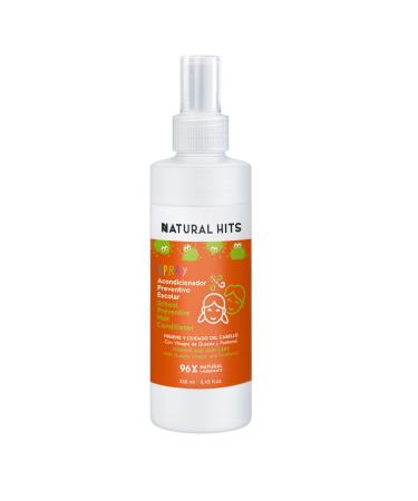 Spray Conditionneur Anti Poux Preventif avec Quassia et Vinaigre de Fruits - Empeche les poux de s adherer aux cheveux - Convient aux cuirs chevelus sensibles - 250 ml