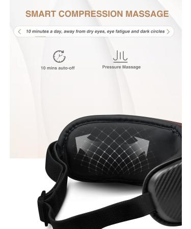 Eye Massager with Heat - Relax and Reduce Eye Strain, Dark Circles, Eye Bags, Dry Eyes | Improve Sleep | Ideal Gifts for Women and Men - 906-Q - Buy Online on GoSupps.com