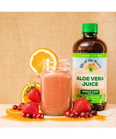 Lily Of The Desert Aloe Vera Juice (Whole Leaf 32oz) - Natural Whole Leaf 32 Fl Oz - Buy Online on GoSupps.com