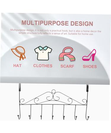 Baluue Clothes Hanger Clothes Rack 2pcs Door Hook Wall Mounted Towel Mounted Coat Hooks Storage Hangers Back Door Hooks Over Towel Holder Coat Hanger - Buy Online on GoSupps.com
