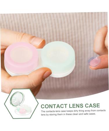JECOMPRIS Contact Lens Storage Case - Durable Foil Mirror Film Container for Cosmetics & Lenses | Ideal for Travel & Daily Use - Buy Online on GoSupps.com