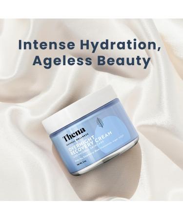 Buy THENA Overnight Recovery Cream | Anti-Aging Natural & Organic Face Moisturizer with Regenerating Collagen for Men & Women | International Shipping Available - Buy Online on GoSupps.com