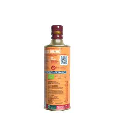Organic High Oleic Sunflower Oil - 100% Italian - Benvolio 1938 - Rich in Vitamin E - 500ml Metal Bottle - Perfect for Frying - Premium Organic Cooking Oil - Buy Online on GoSupps.com