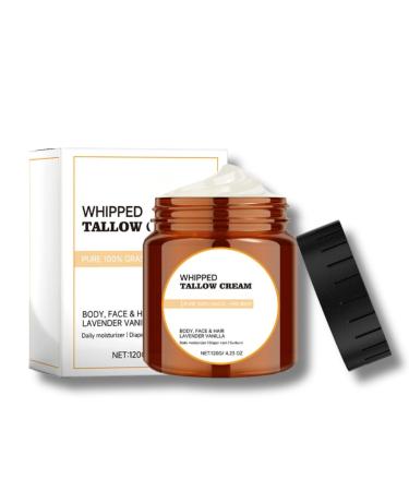 Body Lotion Women - Tallow Body Lotion - Moisturiser for Dry Skin - Body Moisturiser for Whole Body Face Hand Leg - Body Skin Care for Moisturizing Nourishing Reparing - Body Cream